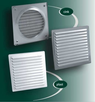 Grila ventilatie metalica 15x15